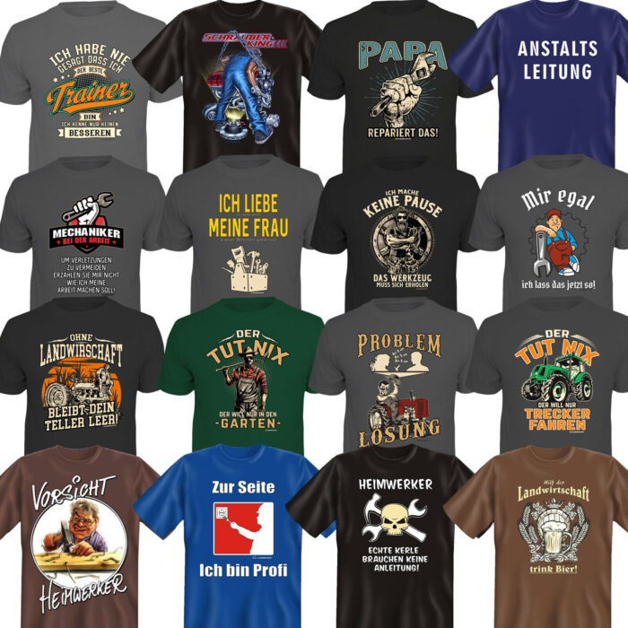 Lustige T-Shirts mit witzigen Sprüchen