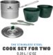 Stanley Adventure Edelstahl Camping Kochset für 2 Personen